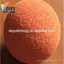 Pompe à béton orange naturel dn125 chine fournisseur lavage nettoyage balles